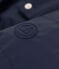 Doudoune en PU Femme bleu marine