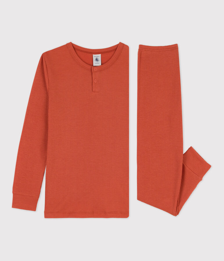 Pyjama en coton et lyocell enfant rose BRANDY