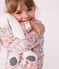 Pyjama boutonné enfant en coton imprimé blanc MARSHMALLOW/blanc MULTICO