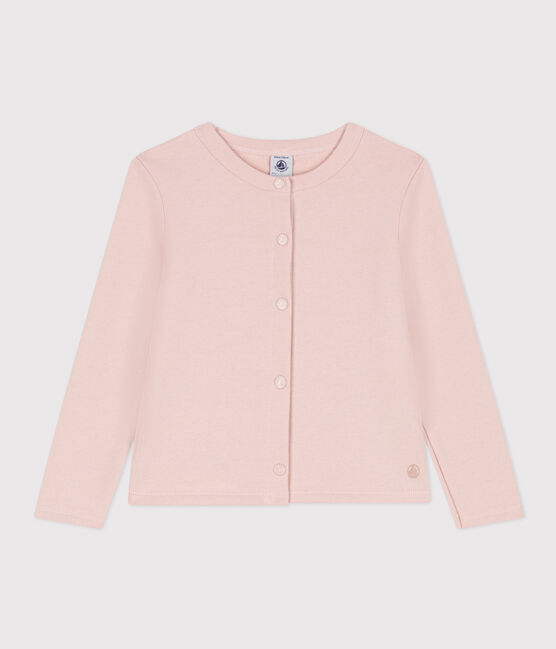 Cardigan en molleton enfant fille rose SALINE