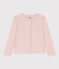 Cardigan en molleton enfant fille rose SALINE