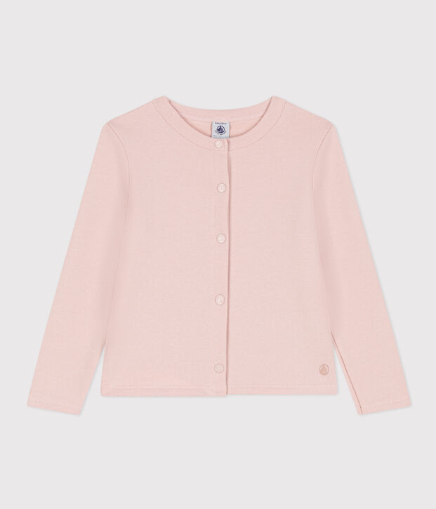 Cardigan en molleton enfant fille rose