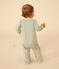 Pyjama bébé en coton vert HERBIER