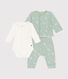 Ensemble 3 pièce en tubique bébé