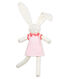 Doudou lapin habillé