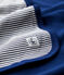 Couverture/nid d'ange anti-ondes en jersey  bleu SMOKING/blanc ECUME