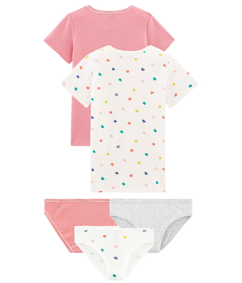 Lot de sous-v&ecirc;tements petite fille multicouleur