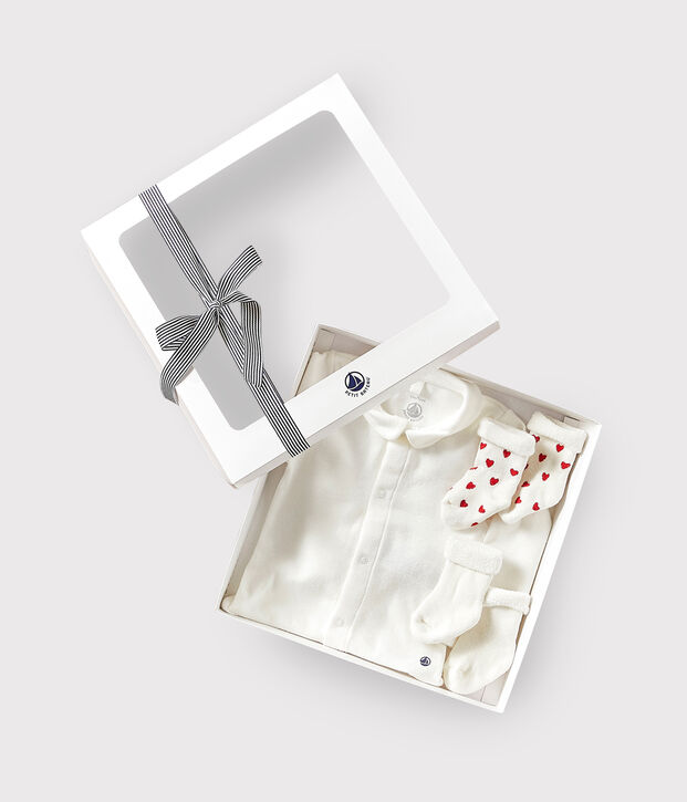 Coffret cadeau b&eacute;b&eacute; body et chaussettes multicouleur