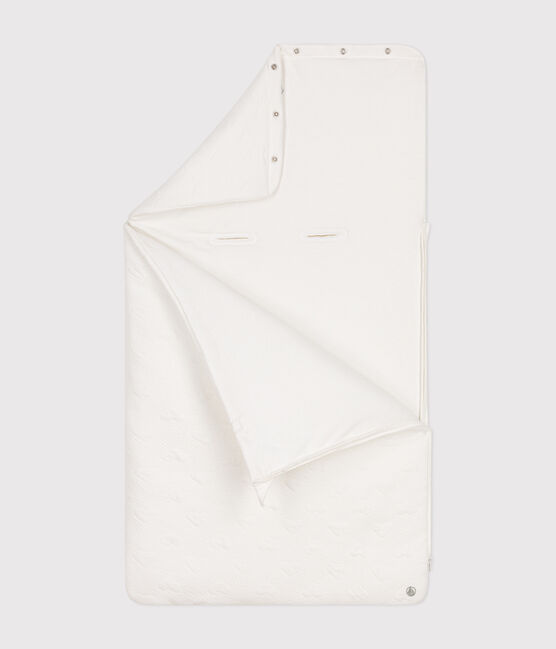 Nid d'ange en tubique bébé blanc MARSHMALLOW