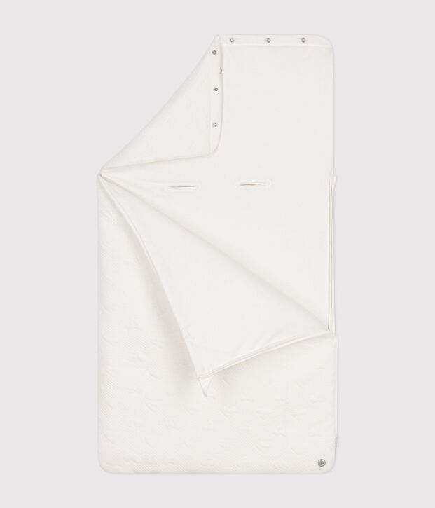 Nid d'ange en tubique b&eacute;b&eacute; blanc