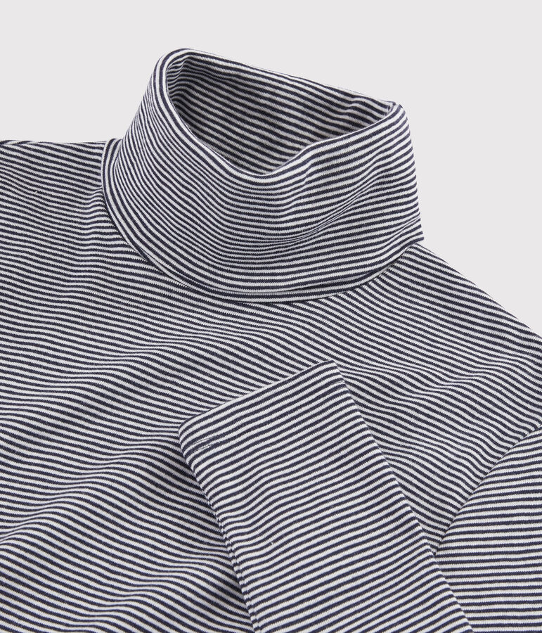 Sous pull iconique Femme bleu SMOKING/blanc MARSHMALLOW