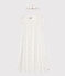 Chemise de nuit déguisement et diadème enfant en coton blanc MARSHMALLOW/blanc MULTICO