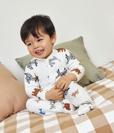 PETIT BATEAU - Pyjama bébé chiens en molleton