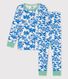 Pyjama imprimé végétal petit garçon en coton