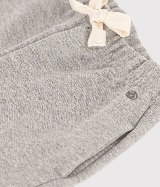 Pantalon en molleton bébé gris CHATON CHINE