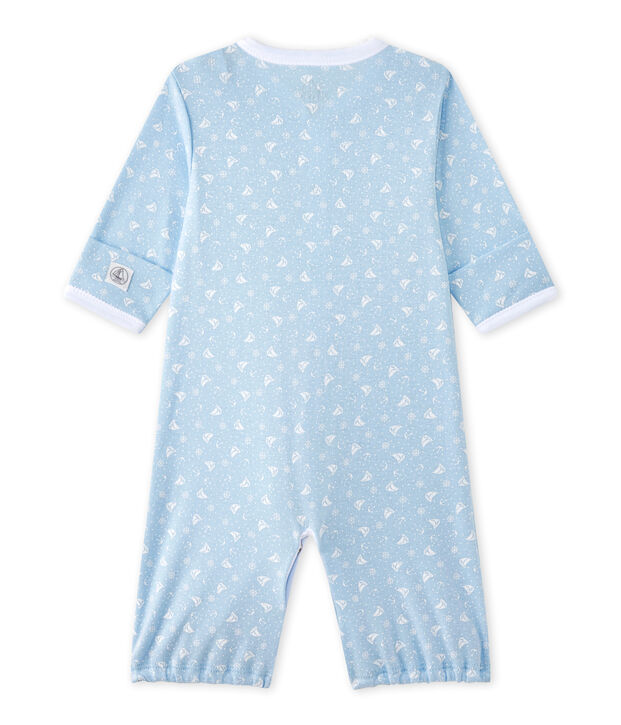 Combisac b&eacute;b&eacute; mixte 2 en 1 bleu/blanc