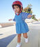Robe sans manche en denim léger bébé bleu DENIM CLAIR