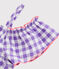 Blouse enfant fille violet REAL/blanc MARSHMALLOW