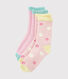 Lot de 2 paires de chaussettes enfant fille