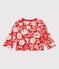 Cardigan bébé imprimé en tubique matelassé CASIMIR/ AVALANCHE