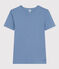 Tee-shirt L'ICONIQUE col rond en coton Femme bleu BEACH