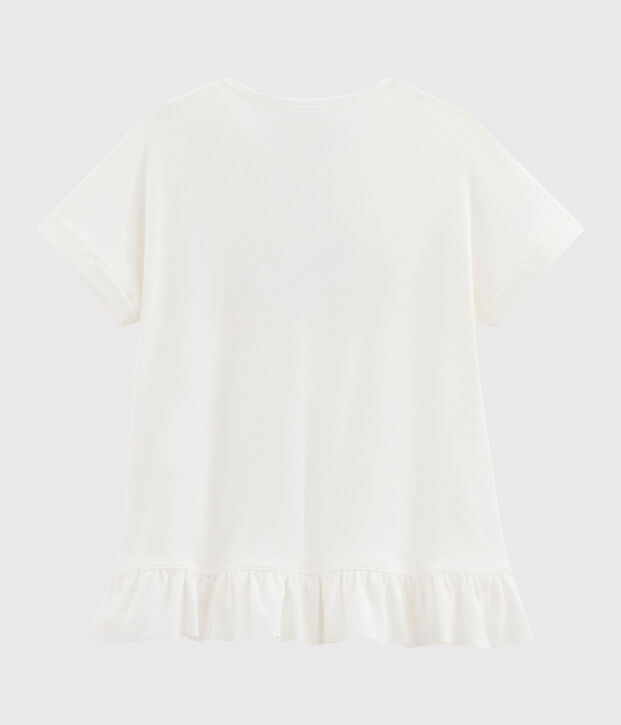 Tee-shirt enfant fille blanc