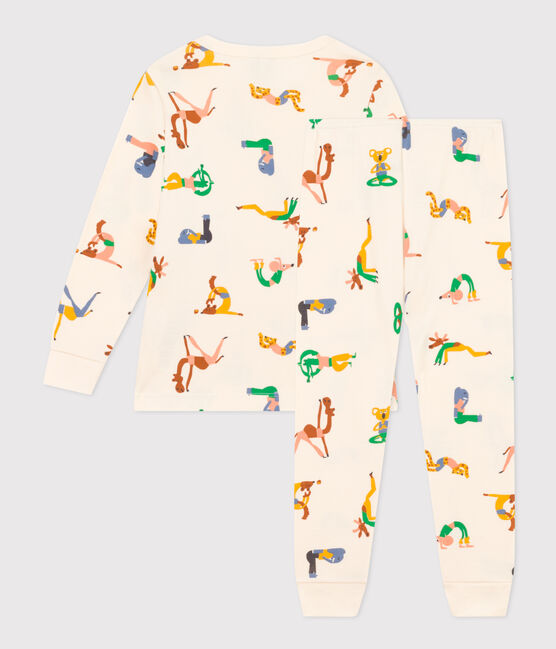 Pyjama imprimé motif animaux en coton enfant blanc AVALANCHE/ MULTICO