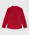 Chemise en velours enfant garçon rouge TERKUIT