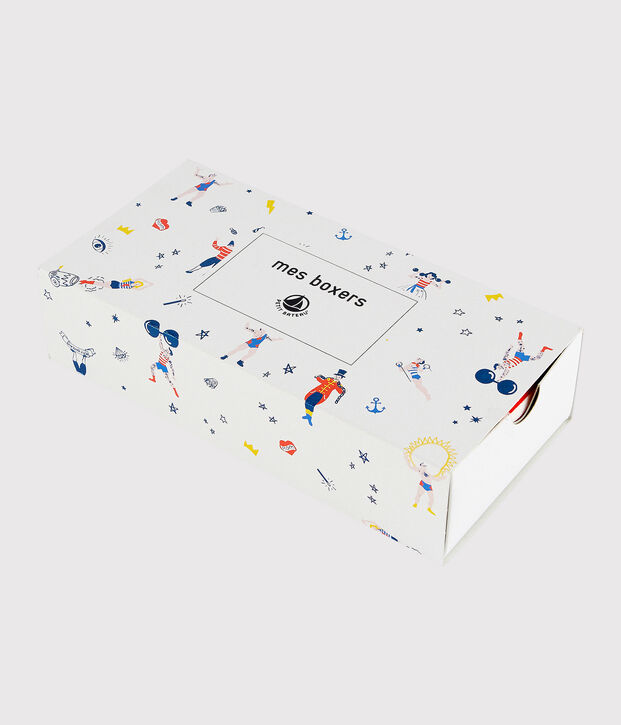Lot de 5 boxers imprim&eacute; festif petit gar&ccedil;on multicouleur