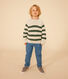 Pull irlandais à rayures en coton enfant