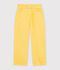 Pantalon enfant en coton jaune