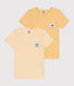 Lot de 2 tee-shirts enfant en coton manches courtes