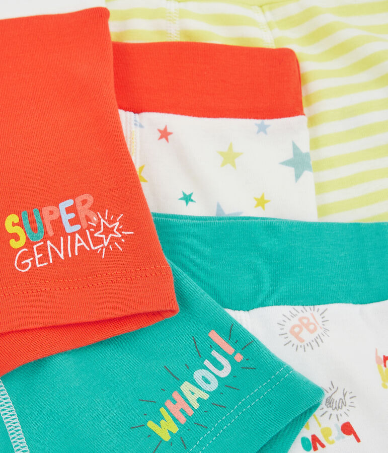 Lot de 5 boxers petit gar&ccedil;on multicouleur