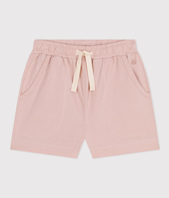 Short en coton enfant fille rose SALINE