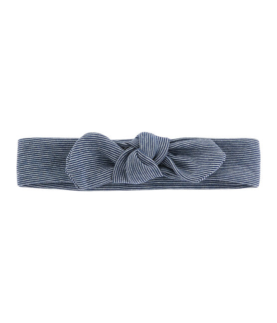 Bandeau enfant fille blanc MARSHMALLOW/bleu SMOKING
