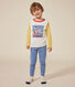 Pyjama en coton  uni motif espace enfant