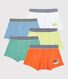 Lot de 5 boxers fruits petit garçon