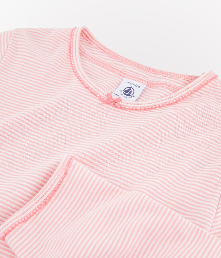 Lot de 2 pyjamas petite fille en c&ocirc;te variante 1