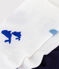 2 paires de chaussettes bébé en coton imprimé baleine variante 1