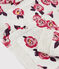 Cardigan en molleton enfant Fille beige MONTELIMAR/blanc MULTICO