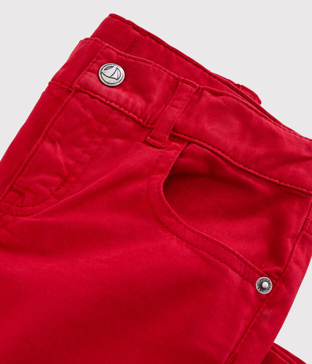 Pantalon enfant gar&ccedil;on rouge