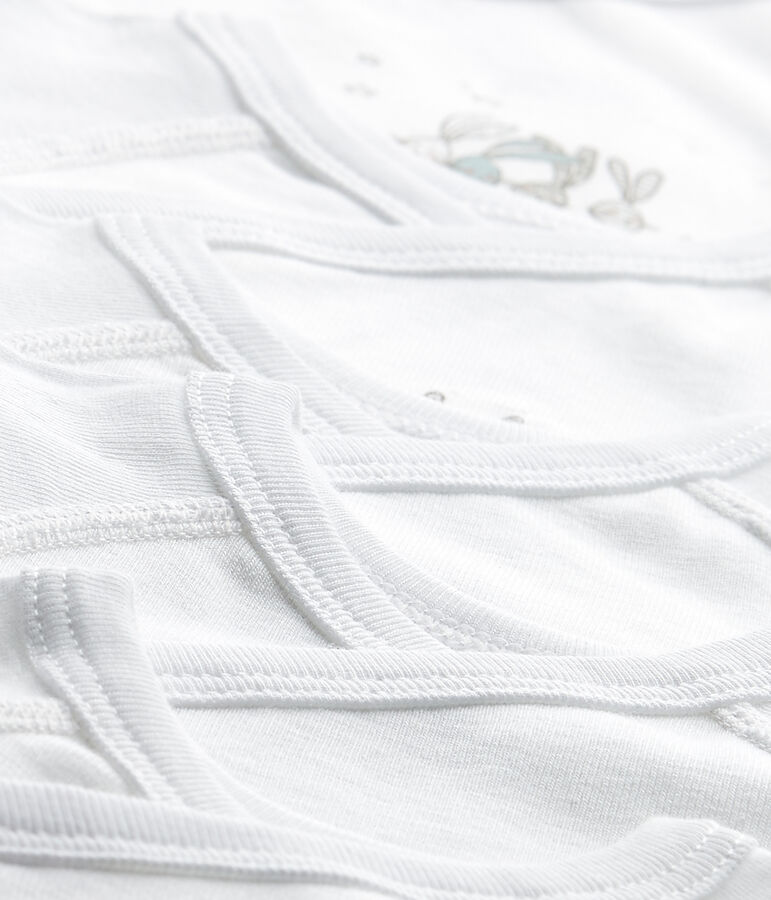 Lot de 5 bodies naissance manches longues b&eacute;b&eacute; mixte multicouleur