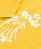 Tee-shirt enfant manches longues en coton imprimé jaune NAPLES