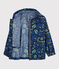 Coupe vent en polyester recyclé enfant garçon bleu SMOKING/blanc MULTICO