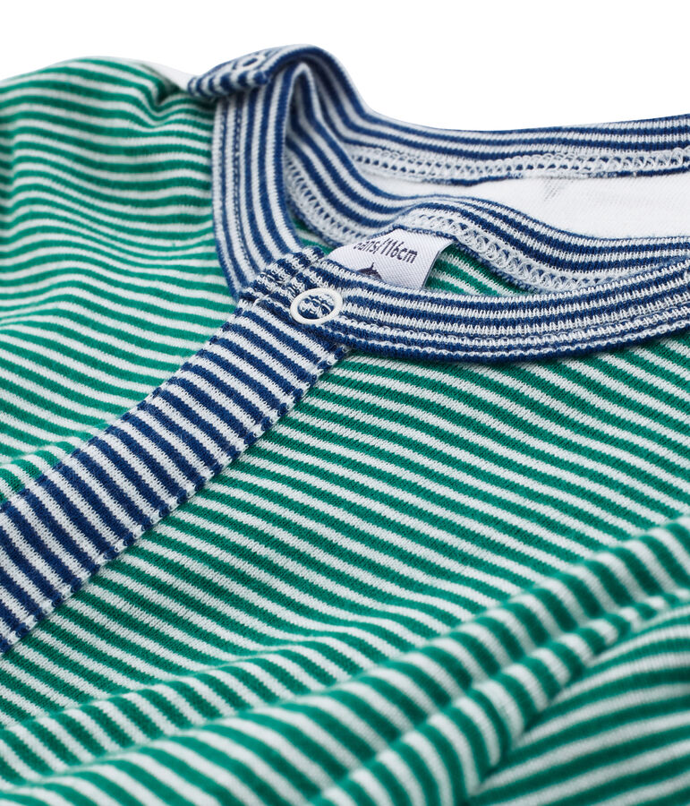 Combinaison longue petit gar&ccedil;on blanc/multicouleur