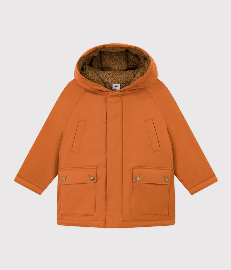 Parka enfant fille / gar&ccedil;on marron ECUREUIL