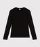 TEE-SHIRT L'ICONIQUE COCOTTE EN COTON FEMME noir BLACK