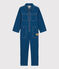 Combinaison en denim serge fille / garçon bleu MAJOR