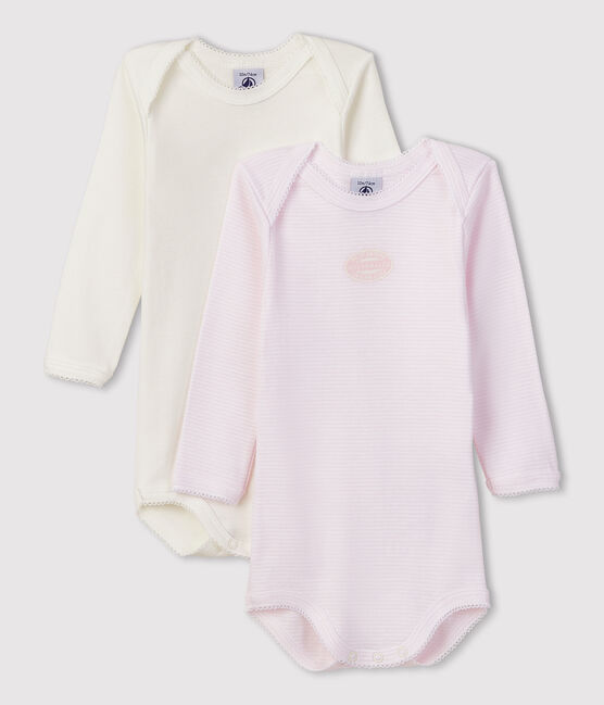 Lot de 2 bodies rayé manches longues coton biologique variante 1