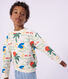 Sweatshirt enfant en coton imprim&eacute;